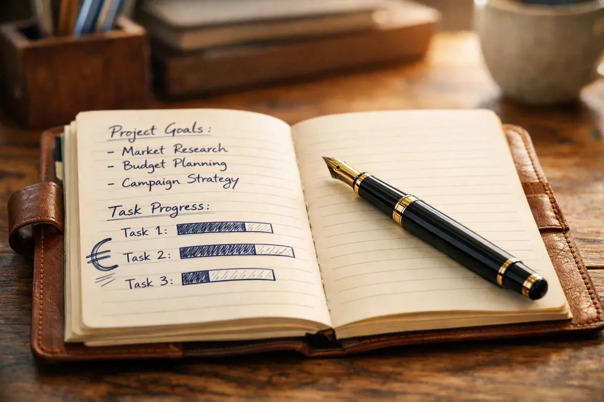 Gestion de bankroll paris sportifs - Carnet de notes avec planification financière